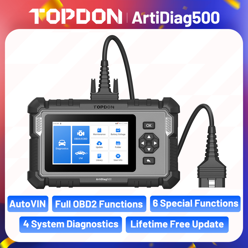 Topdon Tc001 Thermal Camera - Topdon ArtiDiag500 Car Diagnostic Tool Full