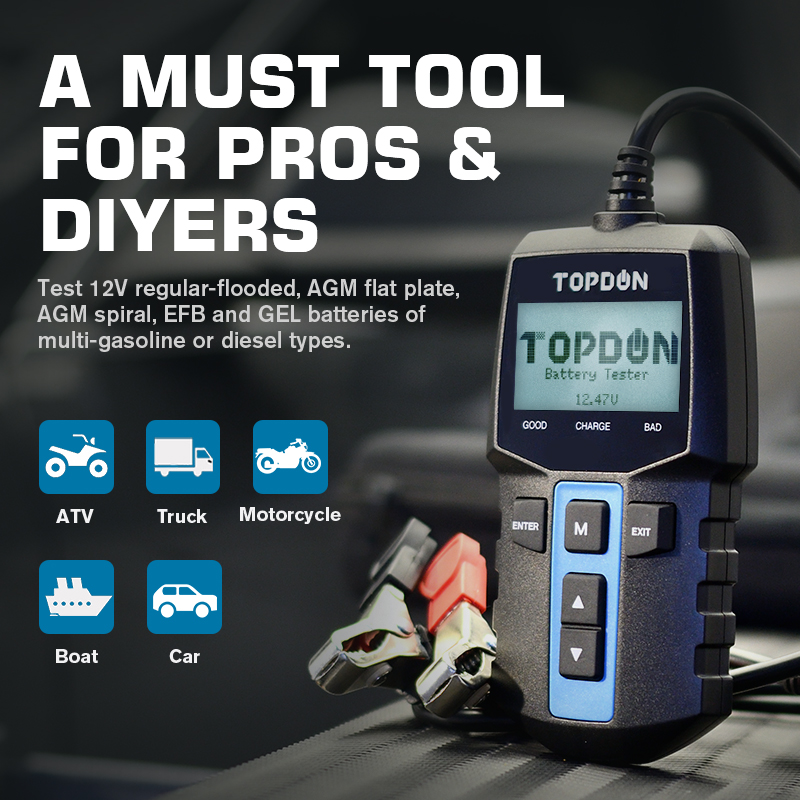 TOPDON BT100 12V Car Battery T - огляд і ціна Topdon Tc001 Thermal Camera