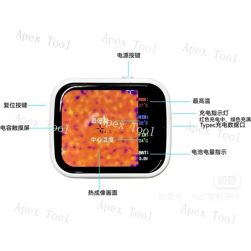 320 * 240 touch screen mini po - огляд і ціна Underfloor Heating Thermal Detector