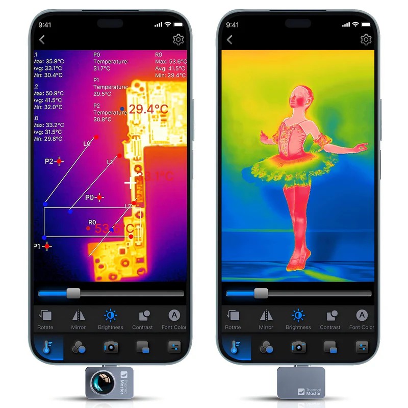 InfiRay P2 Pro Thermal Camera  - огляд і ціна Infiray P2 Pro Macro Lens