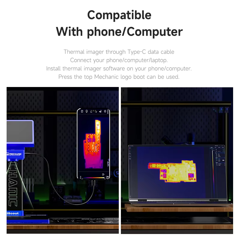 Mechanic iScout 3D Thermal Ima - огляд і ціна Thermal Imaging Camera 256X192