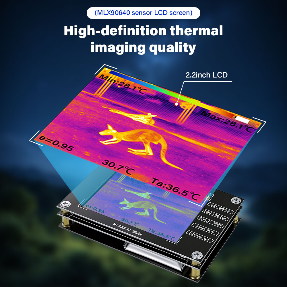 Portable Infrared Imager -40℃~ - огляд і ціна Nf 521 Thermal Imaging Camera