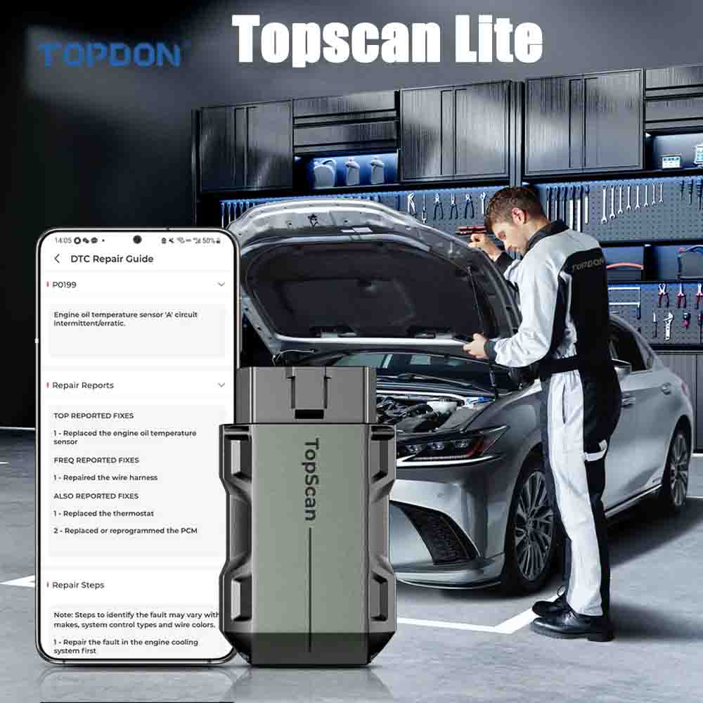 TOPDON Topscan Lite OE Level D - огляд і ціна Topdon Tc001 Thermal Camera