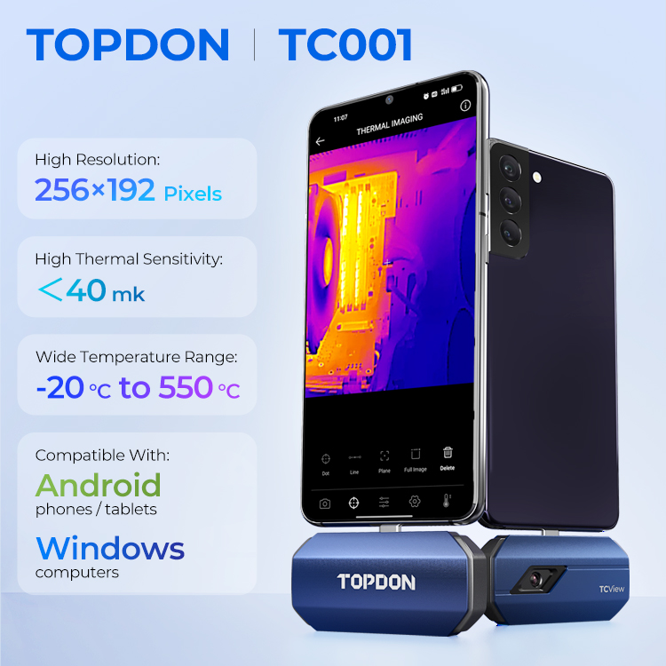 TOPDON Manufacturer ODM OEM TC - огляд і ціна Topdon Tc001 Thermal Camera