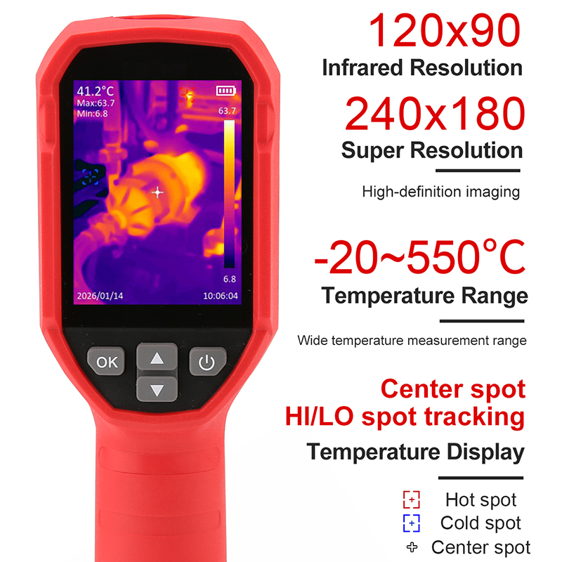 UNI-T Thermal Imaging Camera U - огляд і ціна Nf 521 Thermal Imaging Camera