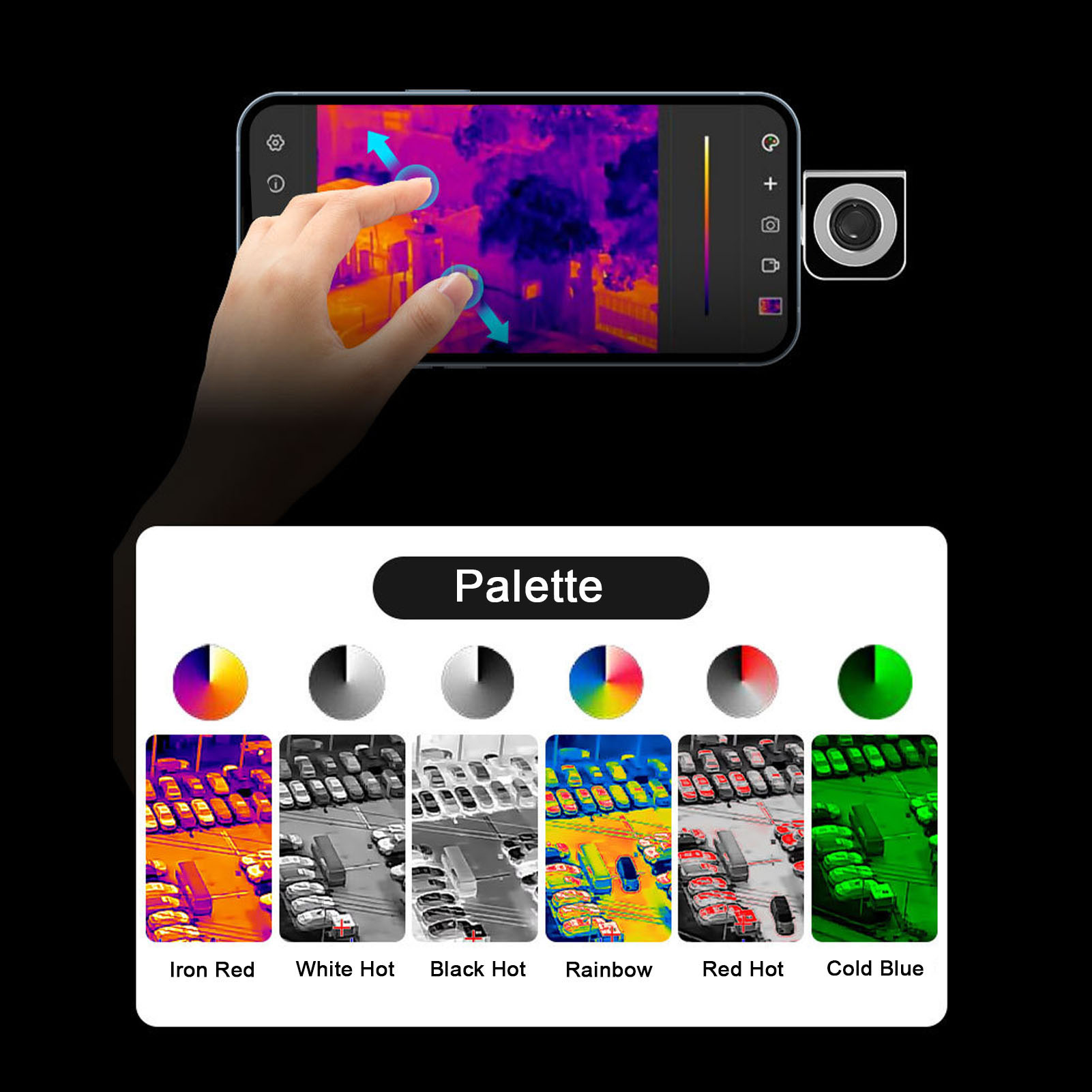 Thermal Camera 256x192 Resolut - огляд і ціна Thermal Imaging Camera 256X192