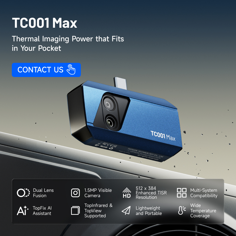TOPDON TC001 Max Dual-Lens Min - огляд і ціна Topdon Tc001 Thermal Camera