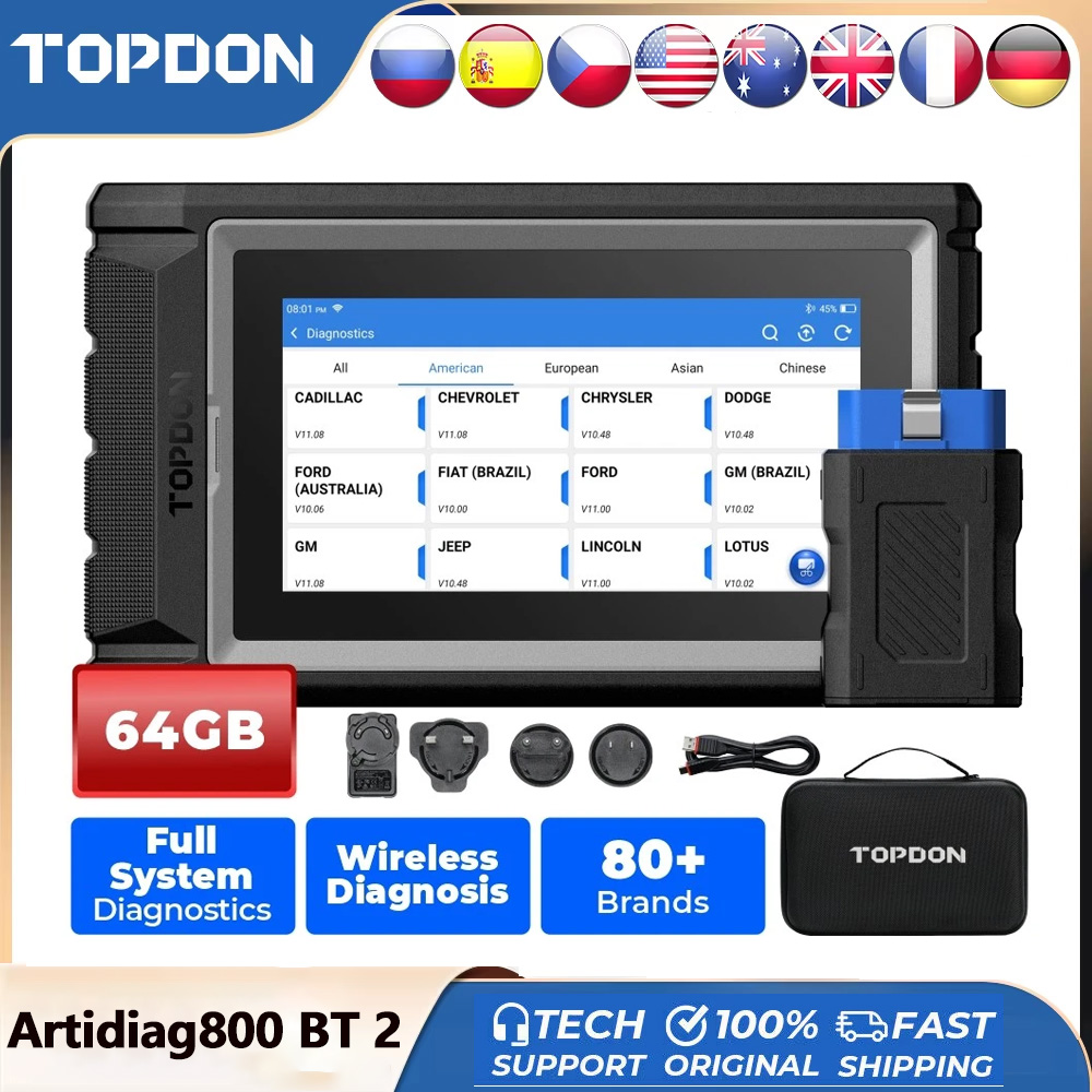 TOPDON ArtiDiag800 BT 2 Car Di - огляд і ціна Topdon Tc001 Thermal Camera