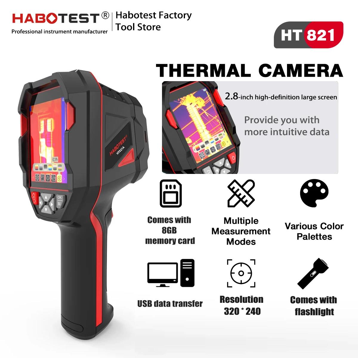 HABOTEST HT821A Thermal Camera - огляд і ціна Nf 521 Thermal Imaging Camera