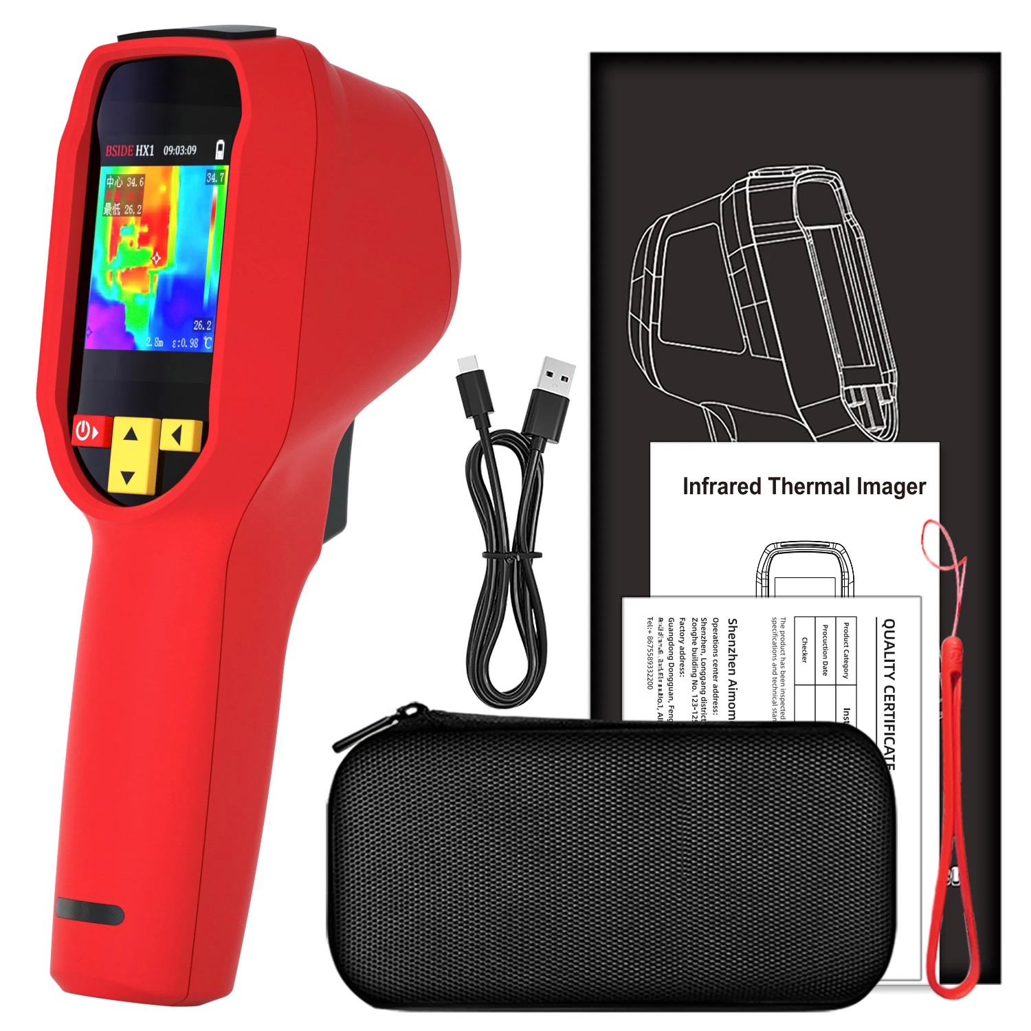 BSIDE HX1 240X240 Thermal Imag - огляд і ціна Thermal Imager Pcb Repair