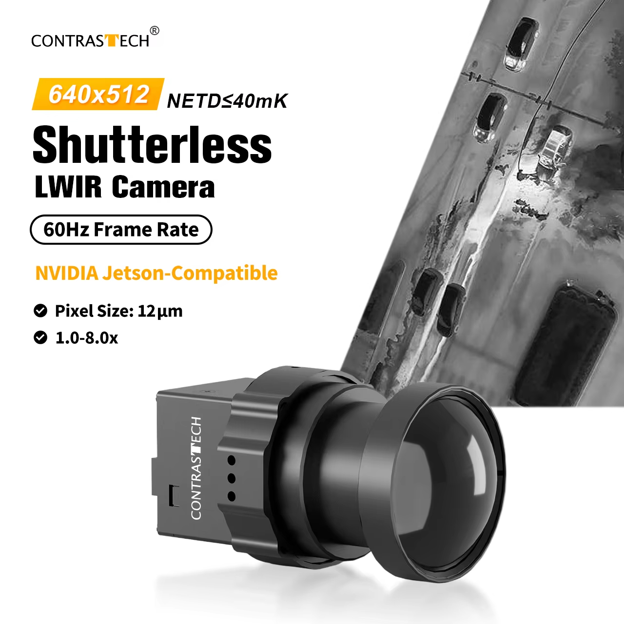640x512 LWIR Shutterless Therm - огляд і ціна Thermal Module 640X512 Core