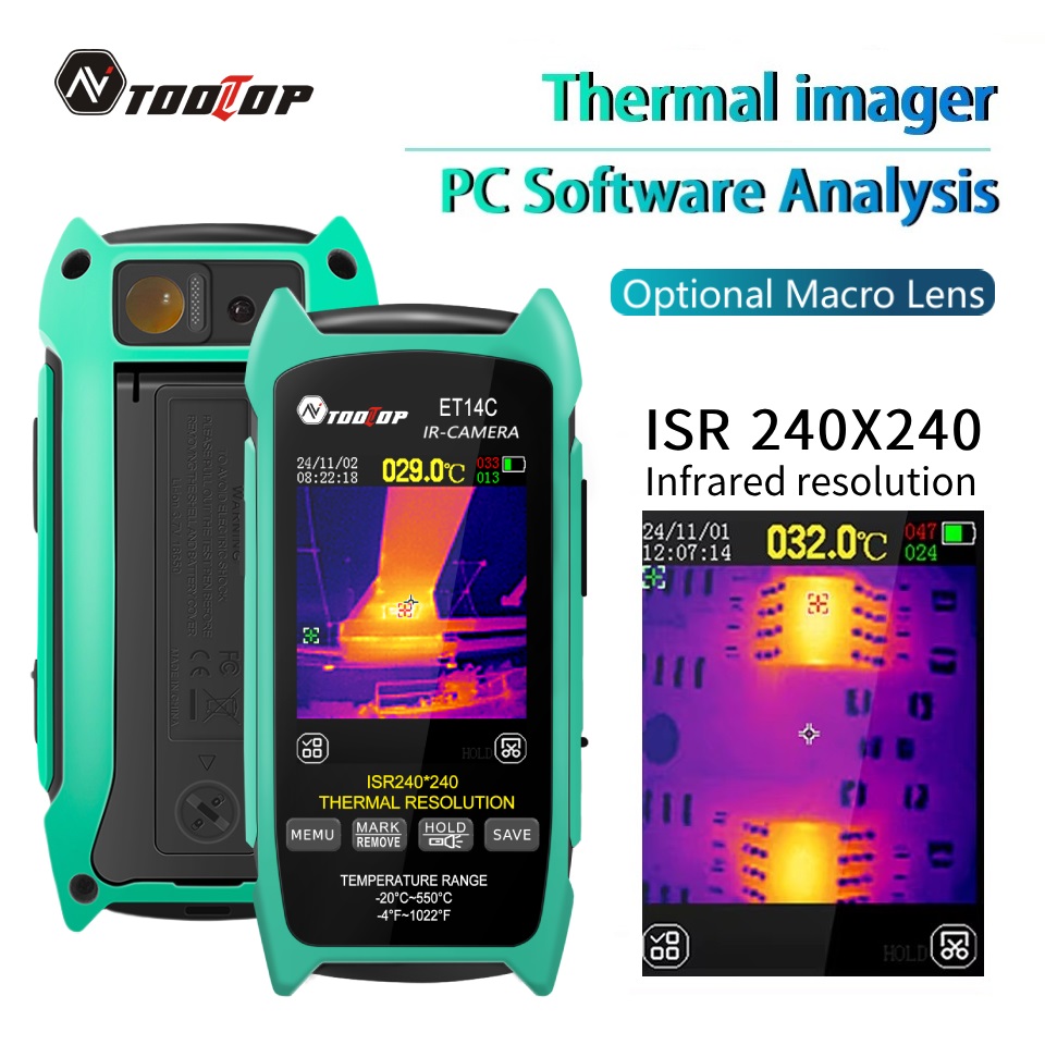 TOOLTOP ET14C 2.8inch Thermal  - огляд і ціна Nf 521 Thermal Imaging Camera
