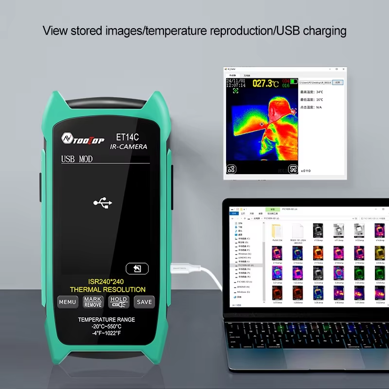TOOLTOP ET14C 2.8inch Thermal  - огляд і ціна Nf 521 Thermal Imaging Camera