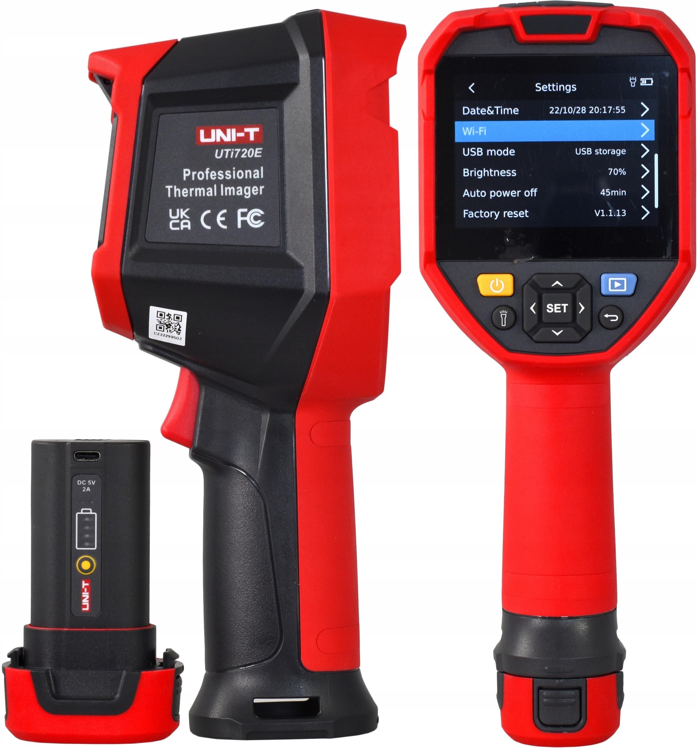 UNI-T UTi720E WiFi Thermal Cam - огляд і ціна Thermal Imaging Camera 256X192