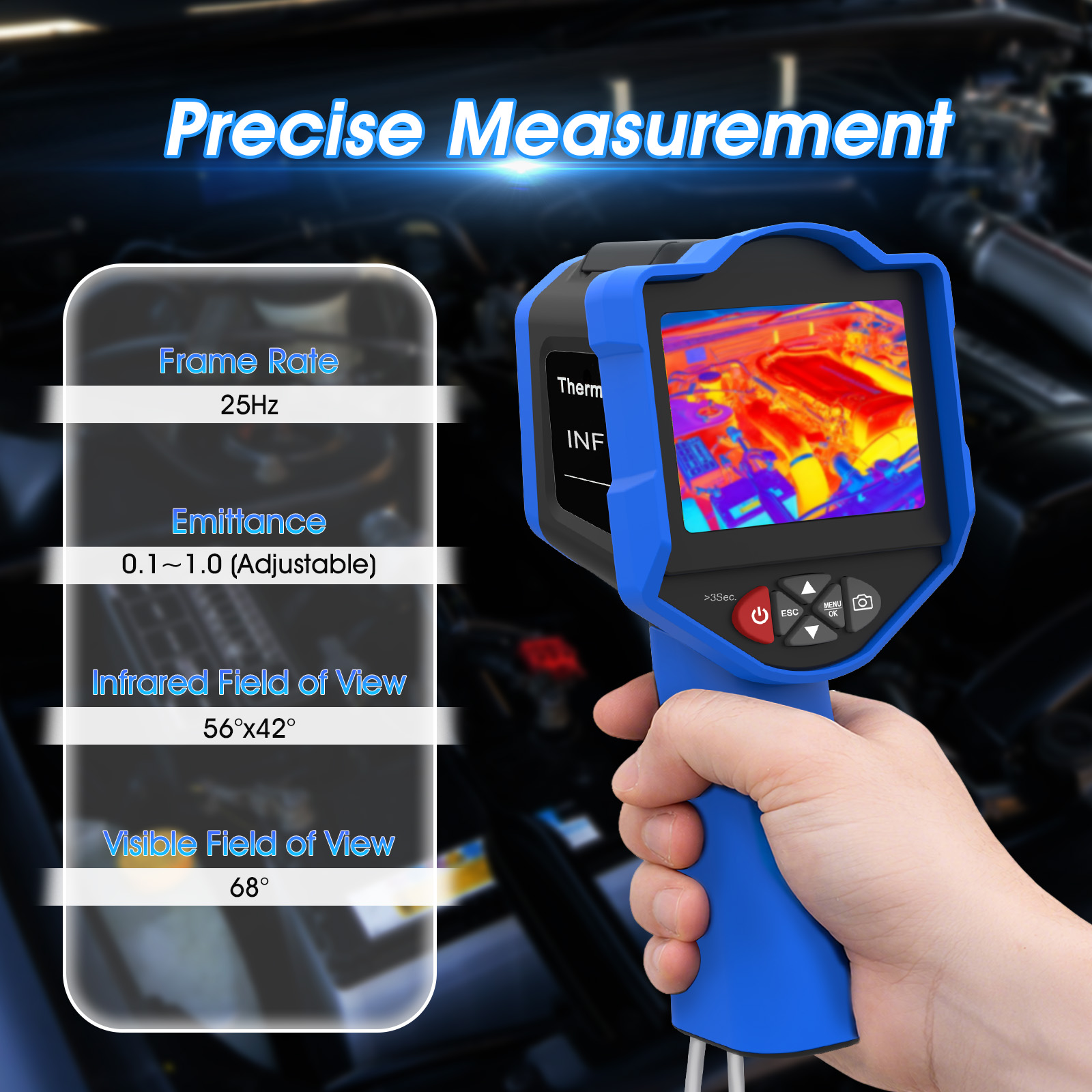 HoldPeak Thermal Imaging Camer - огляд і ціна Thermal Imaging Camera 256X192